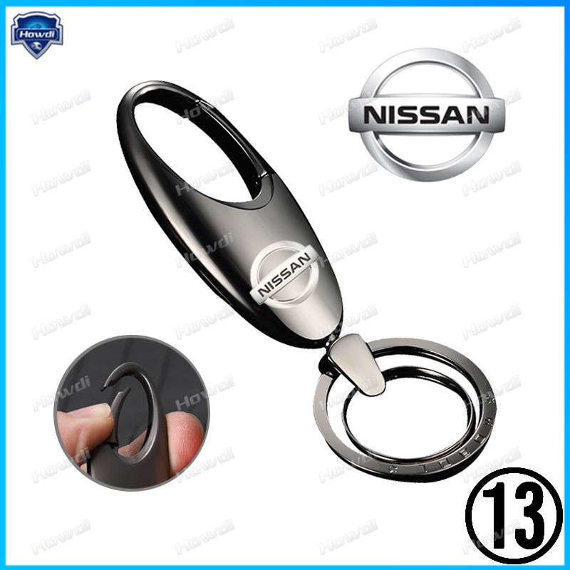 Set Gantungan Kunci Kreatif Bahan Metal Dengan logo Nissan