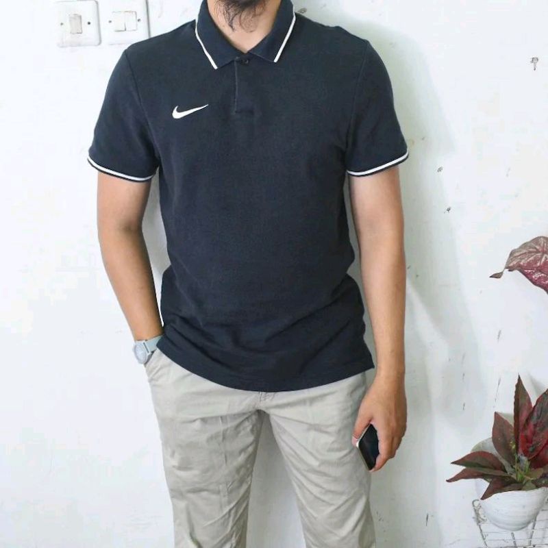 kaos polo nike original second kaos kerah