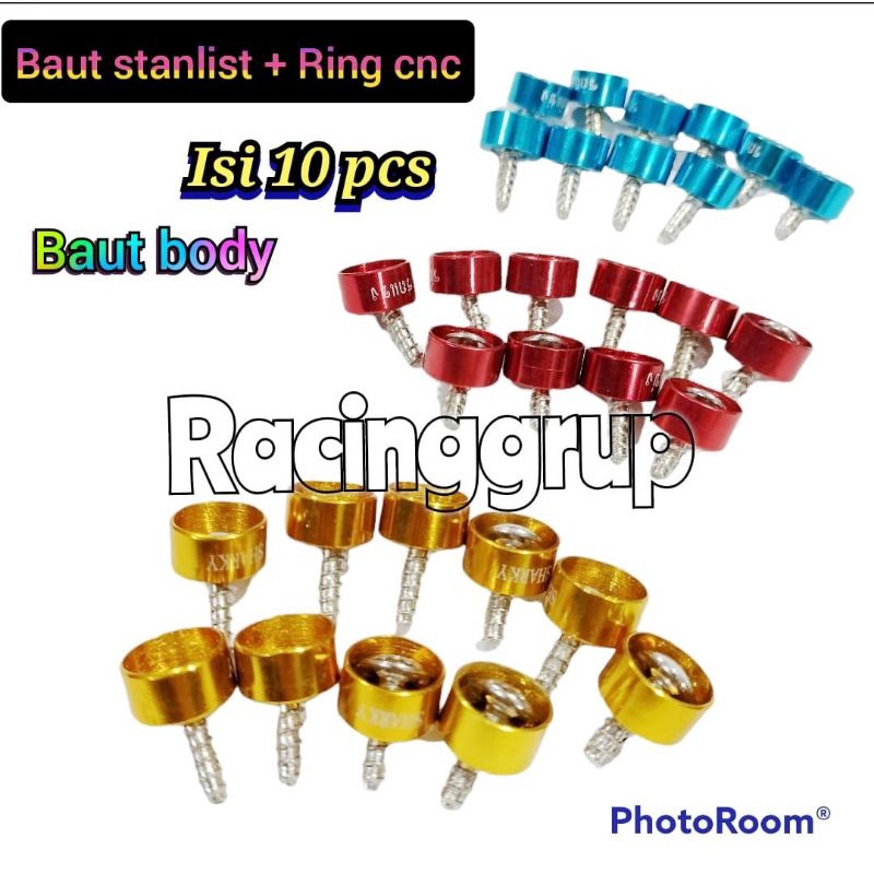 Baut body ring cnc yamaha mio mio j xeon nouvo jupiter mx vega dll - Warna