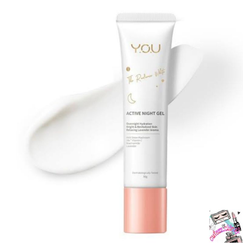 ☃Cutezz_Ching1☃YOU The Radiance White Active Night Gel 30gr