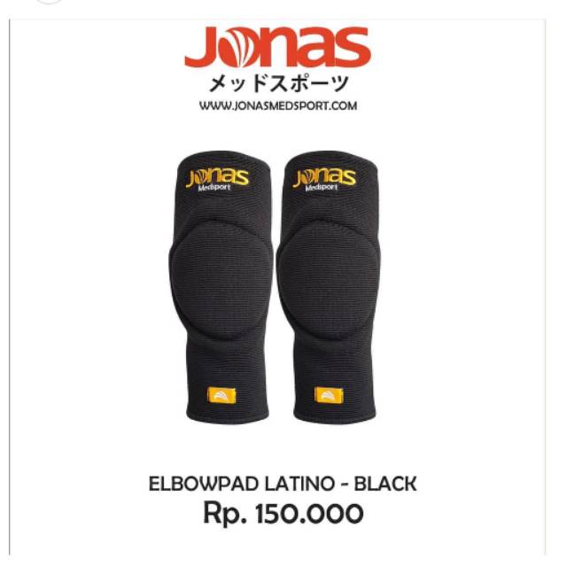 ELBOW JONAS LATINO BLACK 2020