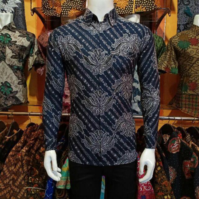 Kemeja Batik Slimfit Traditional Butik Top Brand //size Standar & Jumbo