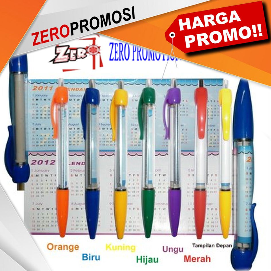 

Souvenir natal dan tahun baru pulpen kalender