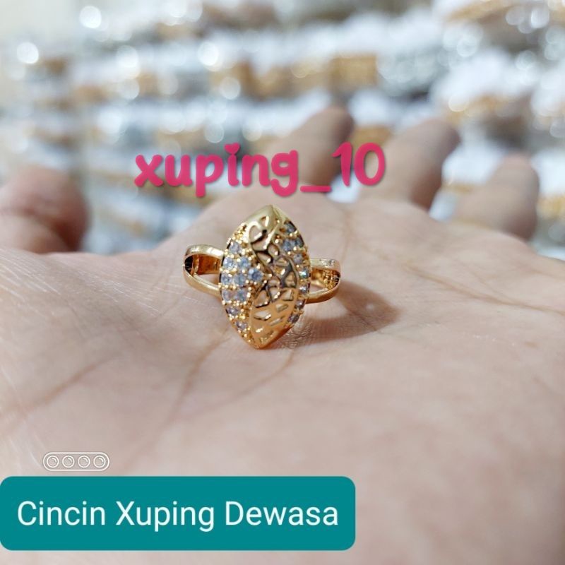 Cincin xuping lapis emas 24k terbaru