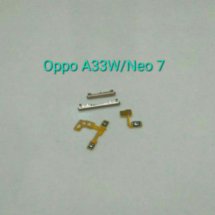 Tombol Luar On Off Volume & Flexibel On Off Volume Oppo Neo 7 A33W A1603