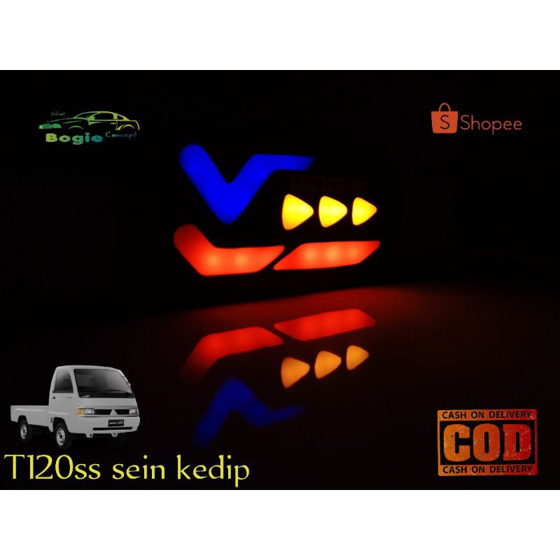 (COD) STOP LAMP VARIASI CUSTOM / LAMPU REM MOBIL T120ss PICKUP - SEIN KEDIP