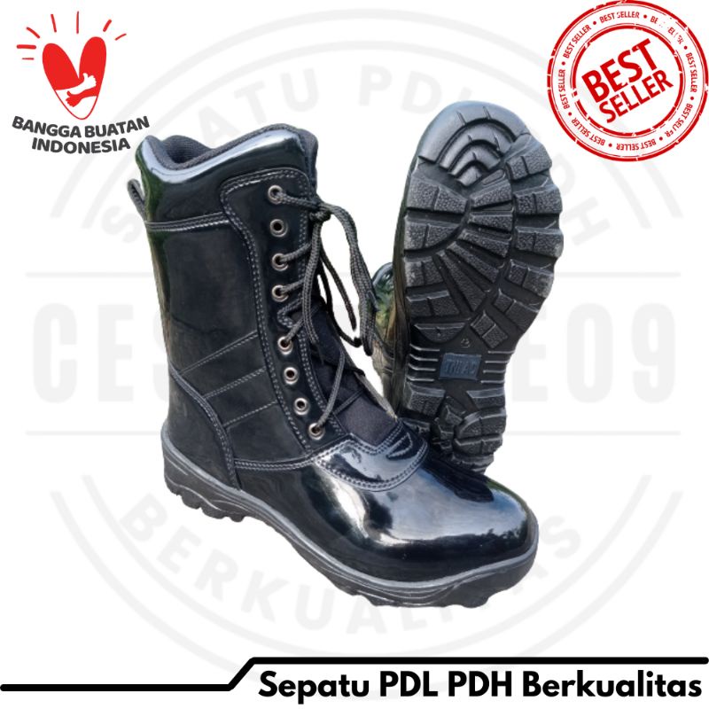 Sepatu PDL TNI POLRI Jatah Sepatu PDL BANSER SECURITY Sepatu Safety