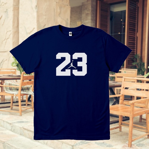 Kaos Baju LOGO 23 AIR JORDAN Kaos Distro  All Size Big Size JUMBO Pria Wanita L XL XXL XXXL XXXXL XX