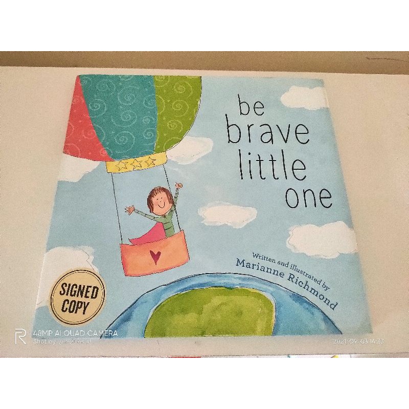 be brave little one signed copy edition buku impor anak picture book