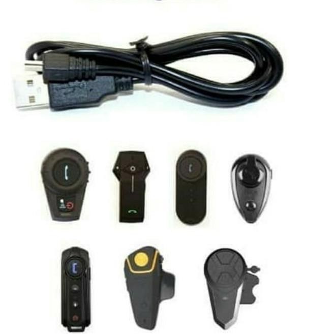 Ready ✲➜ Charger Intercom Kabel Charger intercom Helm BT S2 BT S3 Be6 QTBE6 DLL paling laris