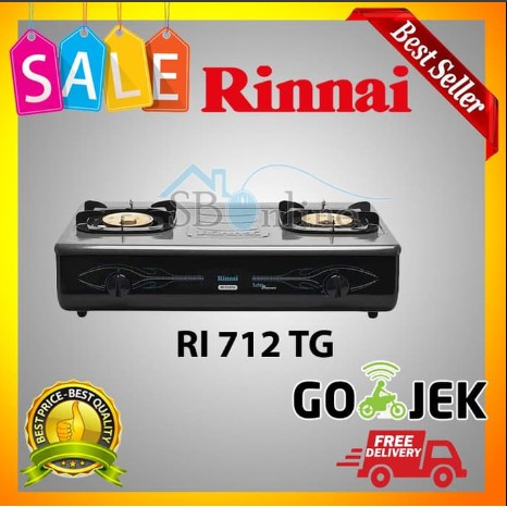 Rinnai RI-712TG Kompor Gas 2 Tungku Grande Series