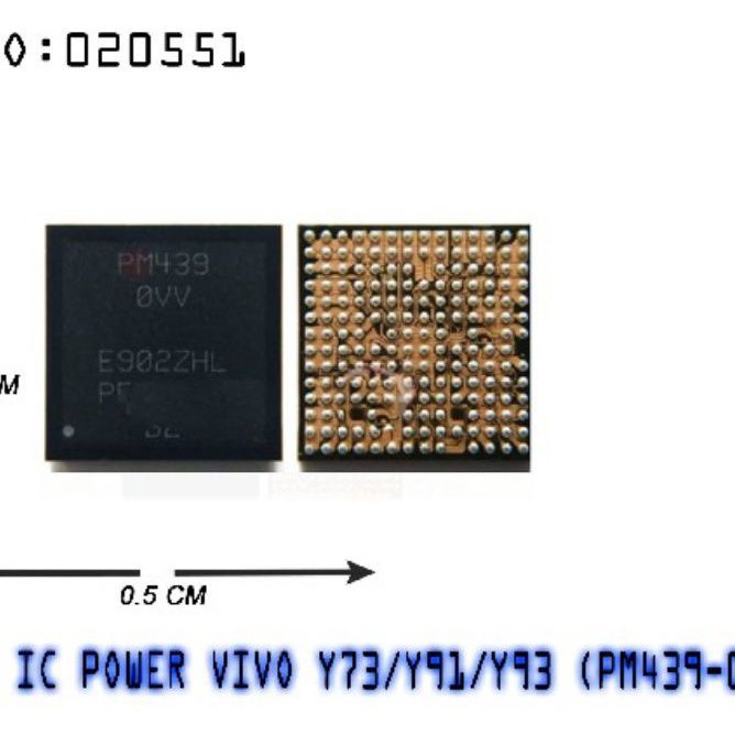 IC POWER PM439 OVV VIVO Y91 Y93 TESTED ORIGINAL PM 439 OVV READI STOK