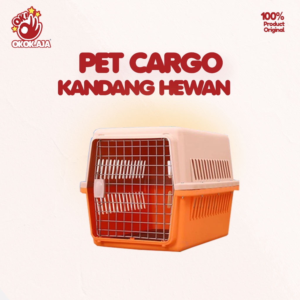 Pet Carrier / Pet Cargo Kucing Anjing dan hewan peliharaan