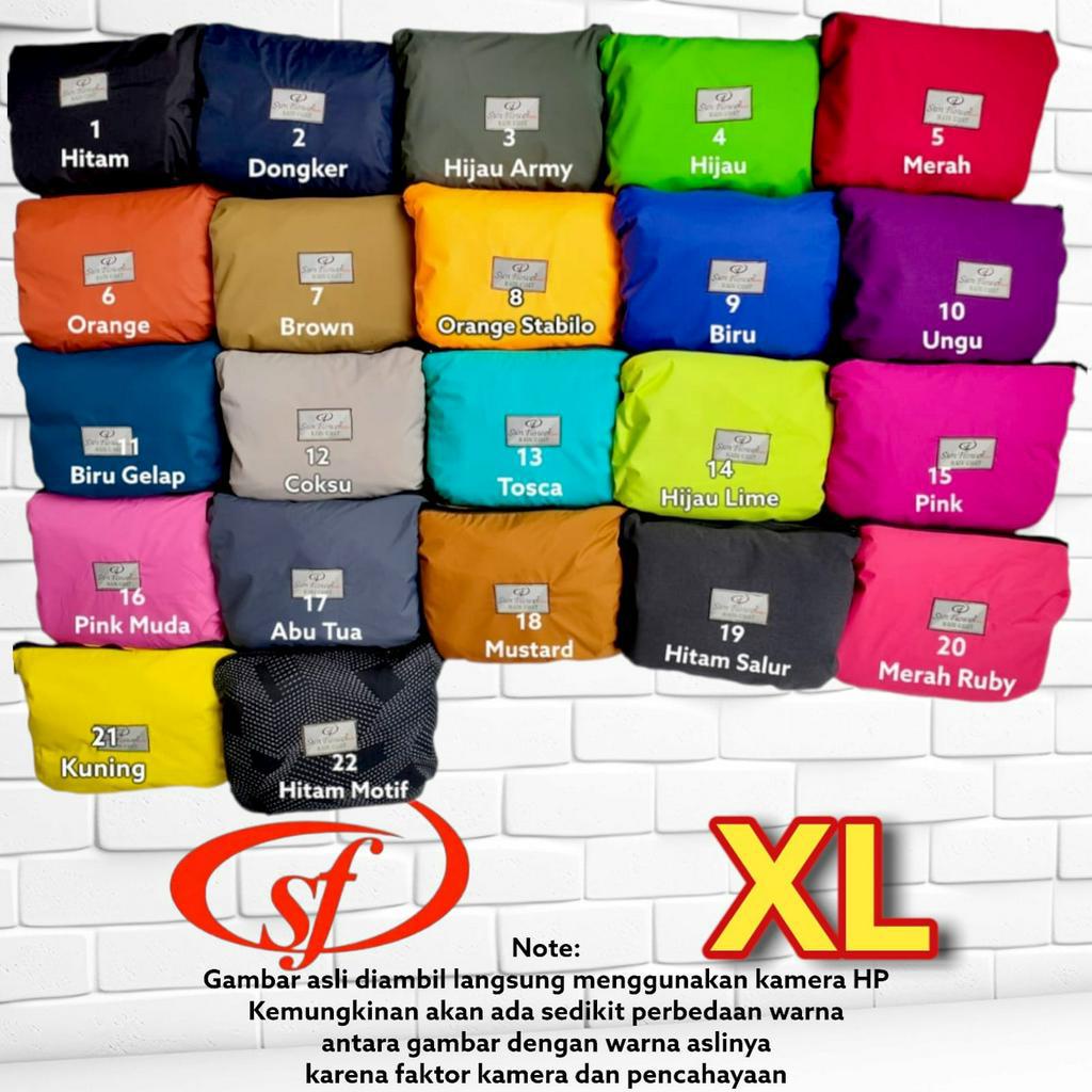 Jas Hujan Sun Flower Size XL / Raincoat Sunflower Original