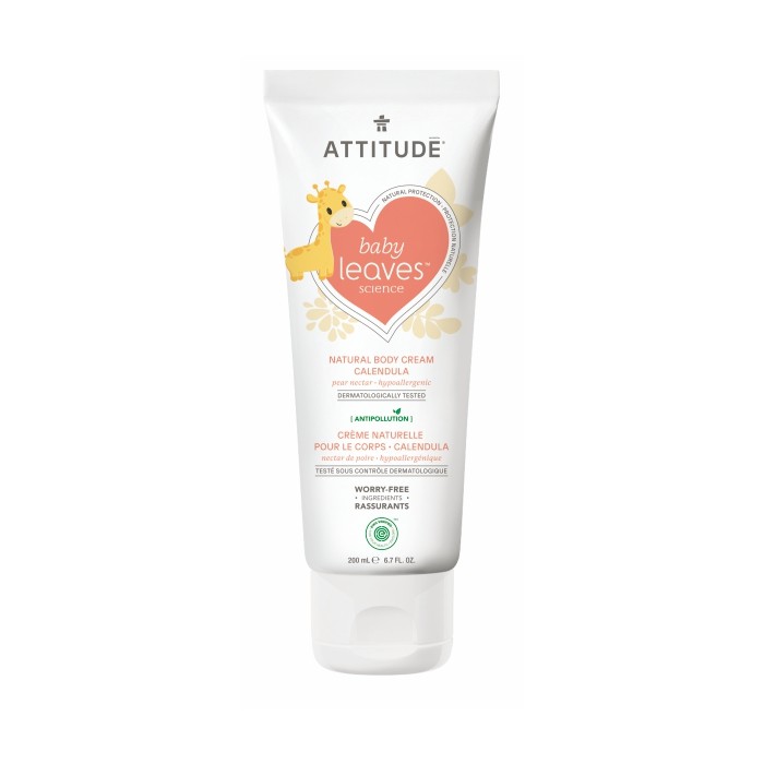 Attitude - Baby Leaves Natural Body Cream 200ml