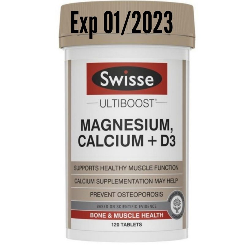 Swisse ULTIBOOST Magnesium Calcium D3 120 tablet