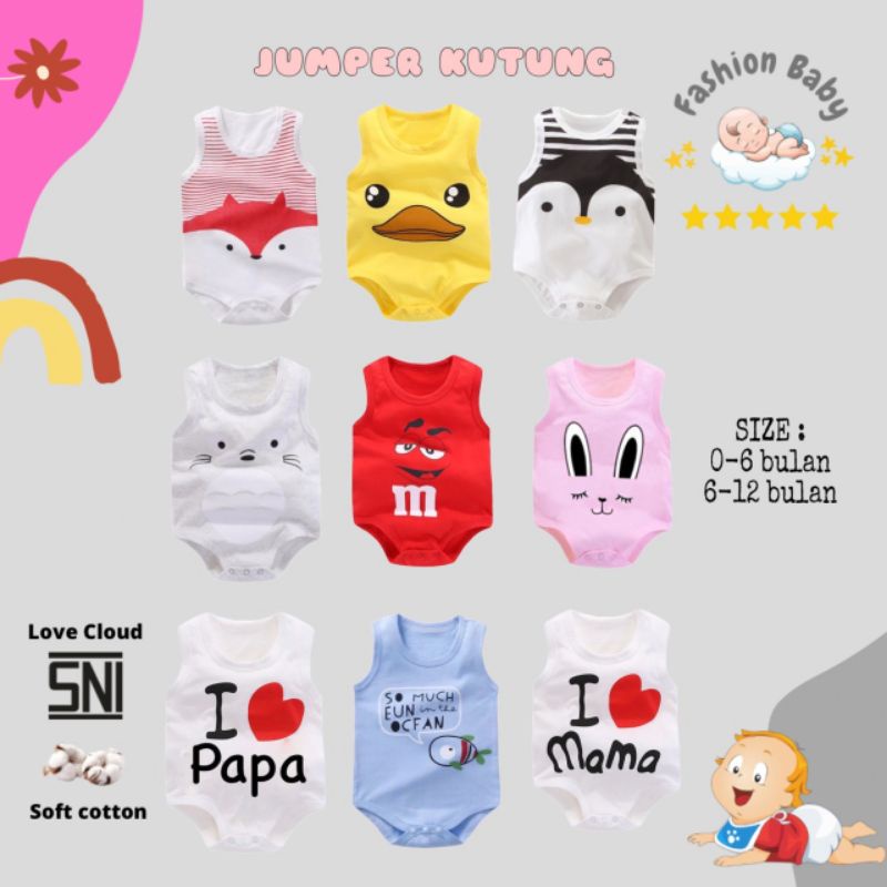 Jumper KUTUNG Love cloud (SNI) 100% catton Soft