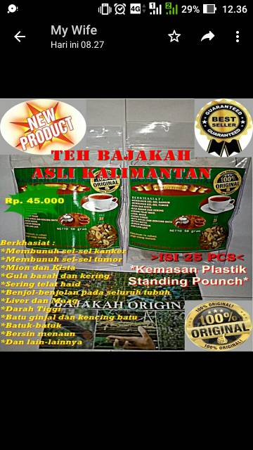 Teh Bajakah Original