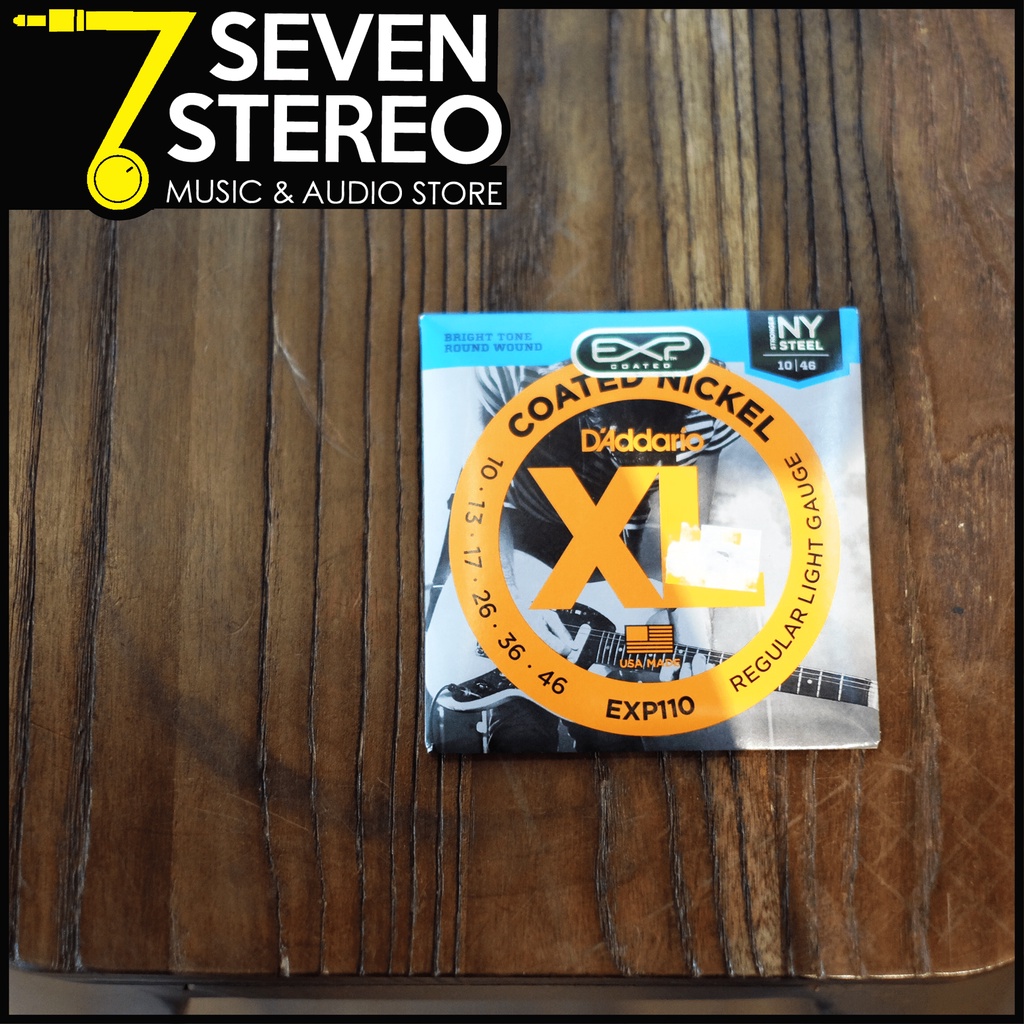 D'Addario EXP110 (Senar Gitar Elektrik, Regular Light, 10-46, Coated)