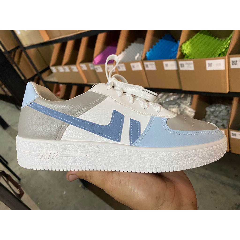 ♫ Megata ♫ S020 Sepatu Vintage Premium Sneakers Wanita Korea Import Fashion Sport Olah Raga Jogging Gym