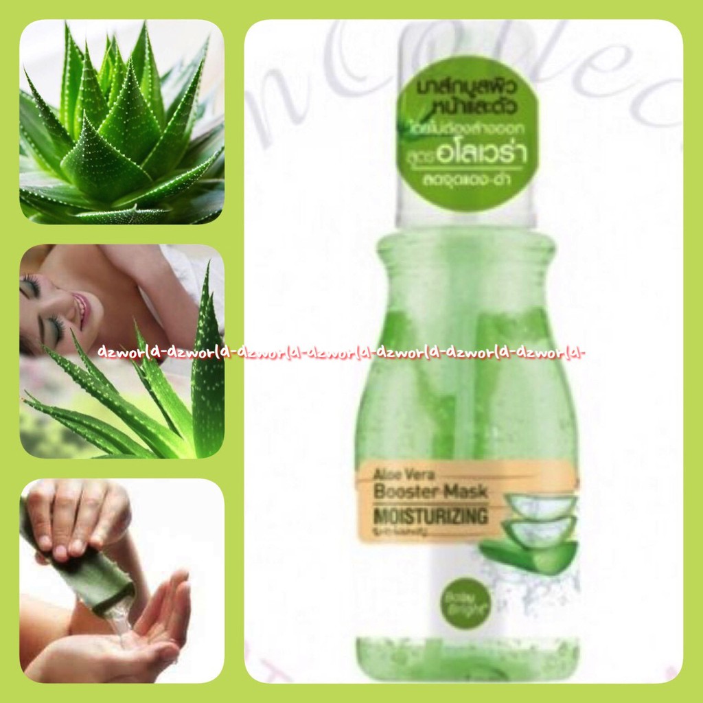 Cathy Doll Aloe Vera Booster Mask Moisturizing 140m Masker wajah tubuh