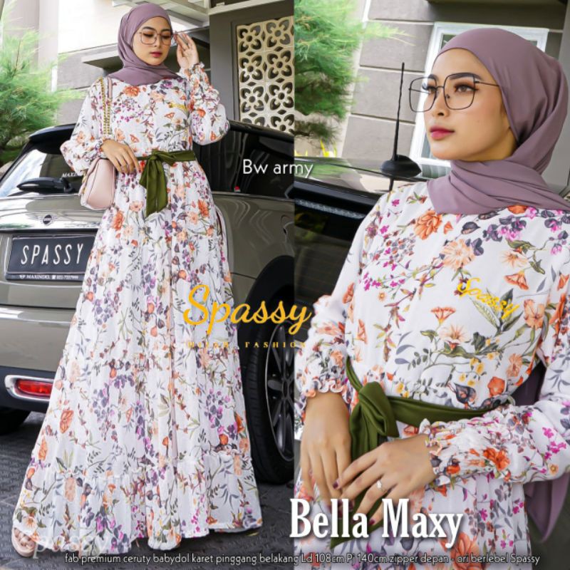 READY GAMIS CERUTY BUNGA BELLA MAXY ORI SPASSY SOLO