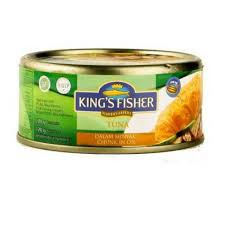 King'S Fisher Tuna In Canned - Daging Tuna Kaleng 170 Gram / Chunk In Brine