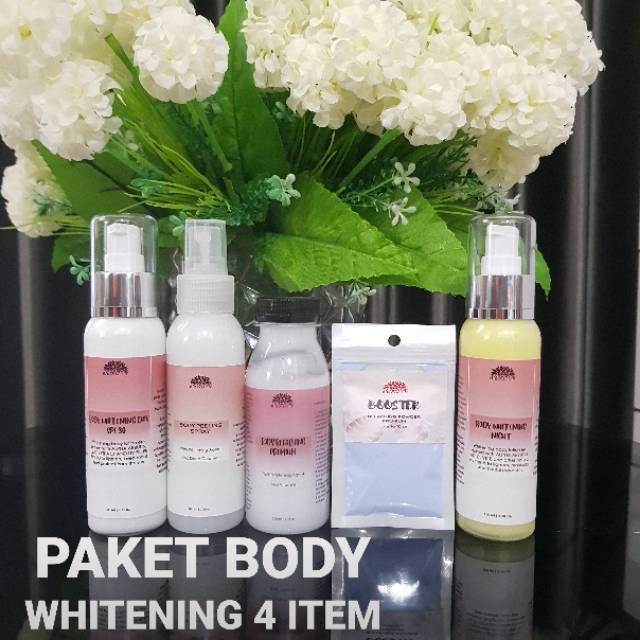 PAKET BODY WHITENING ISI 4 CREAM JASMINE BEAUTY