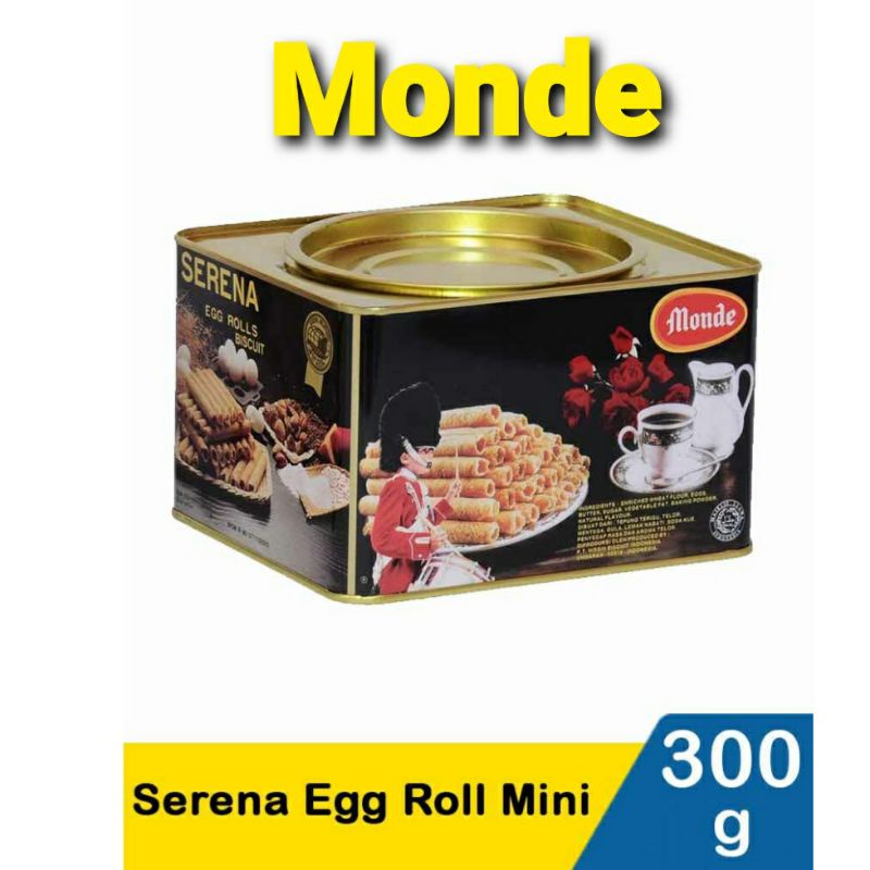 

Monde Serena Egg Roll 300g Kue Kaleng Lebaran