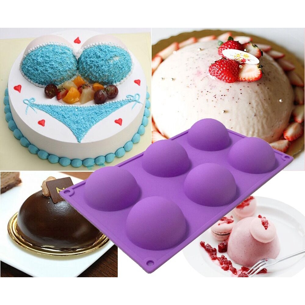 Non Stick Silicone Cetakan Kue 3D Cake Pan Tray Homemade Puding Jelly Coklat Dessert Muffin Mousse Cetakan Dapur DIY Baking Pastry Alat Bakeware