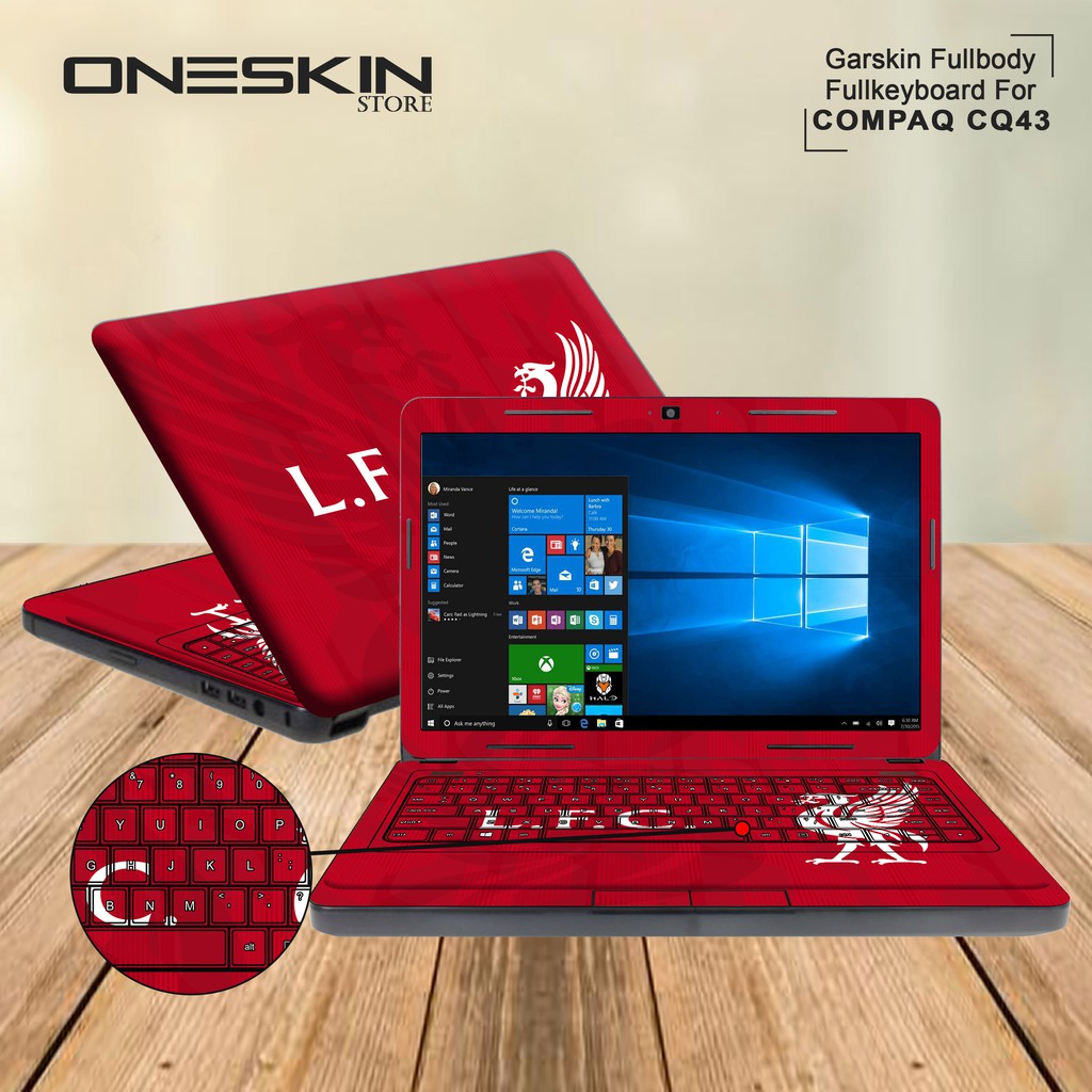 Garskin Laptop Cover Laptop Compaq CQ43-205TU CQ43-301TU FullBody