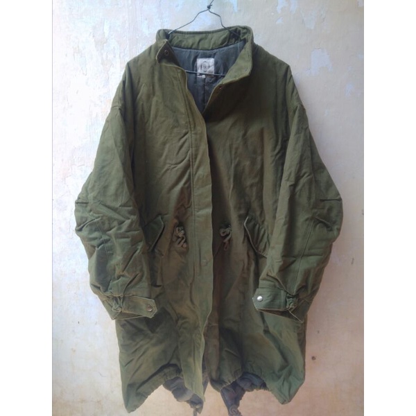 jaket parka army fishtail m 51 second bekas