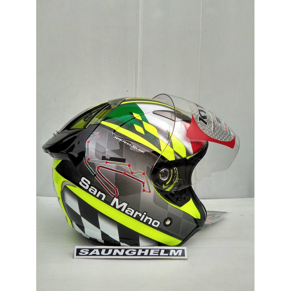 Excelent HELM KYT GALAXY SLIDE GP RACE CIRCUIT SAN MARINO