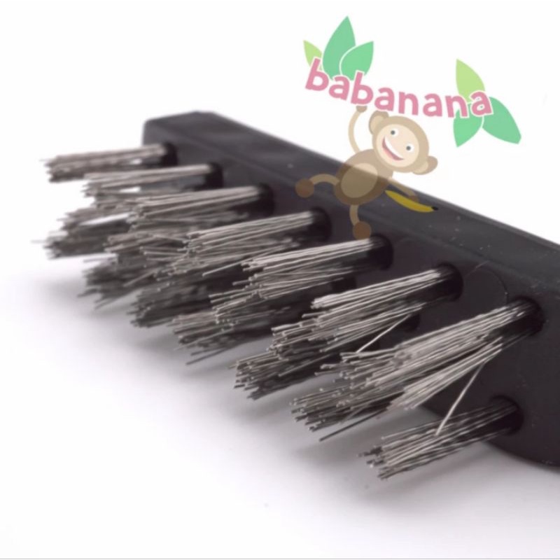 3pcs wire brush sikat kawat besi kuas set scratch steel multi use