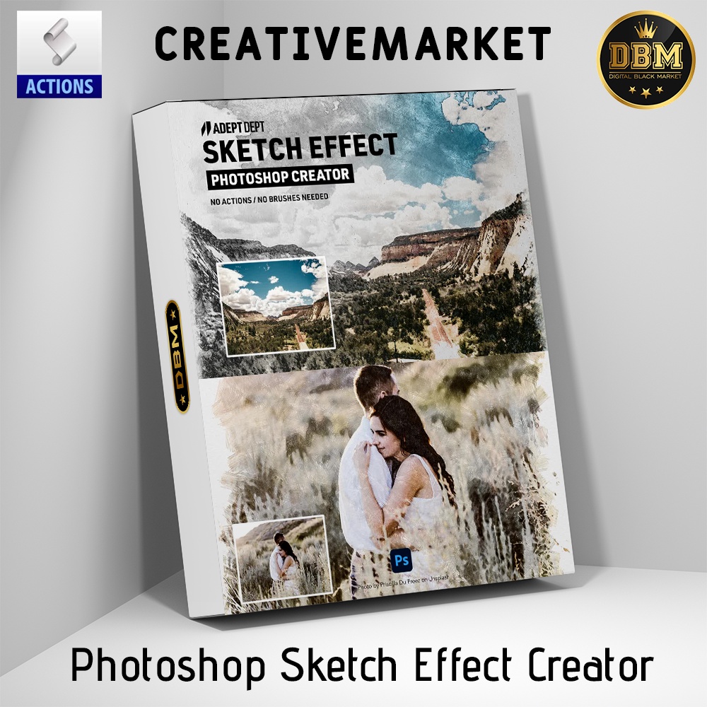 Photoshop Sketch Effect Creator