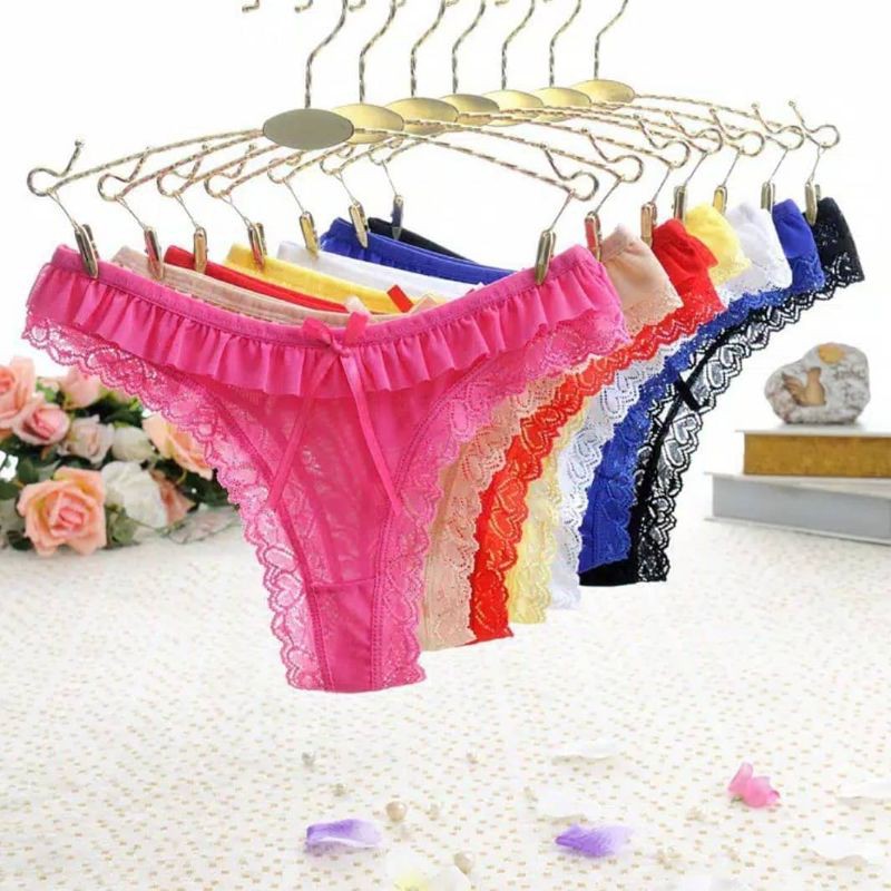 Desecrettz Panties #012 Celana Dalam Wanita Dewasa Model Thong / Cd Wanita G String