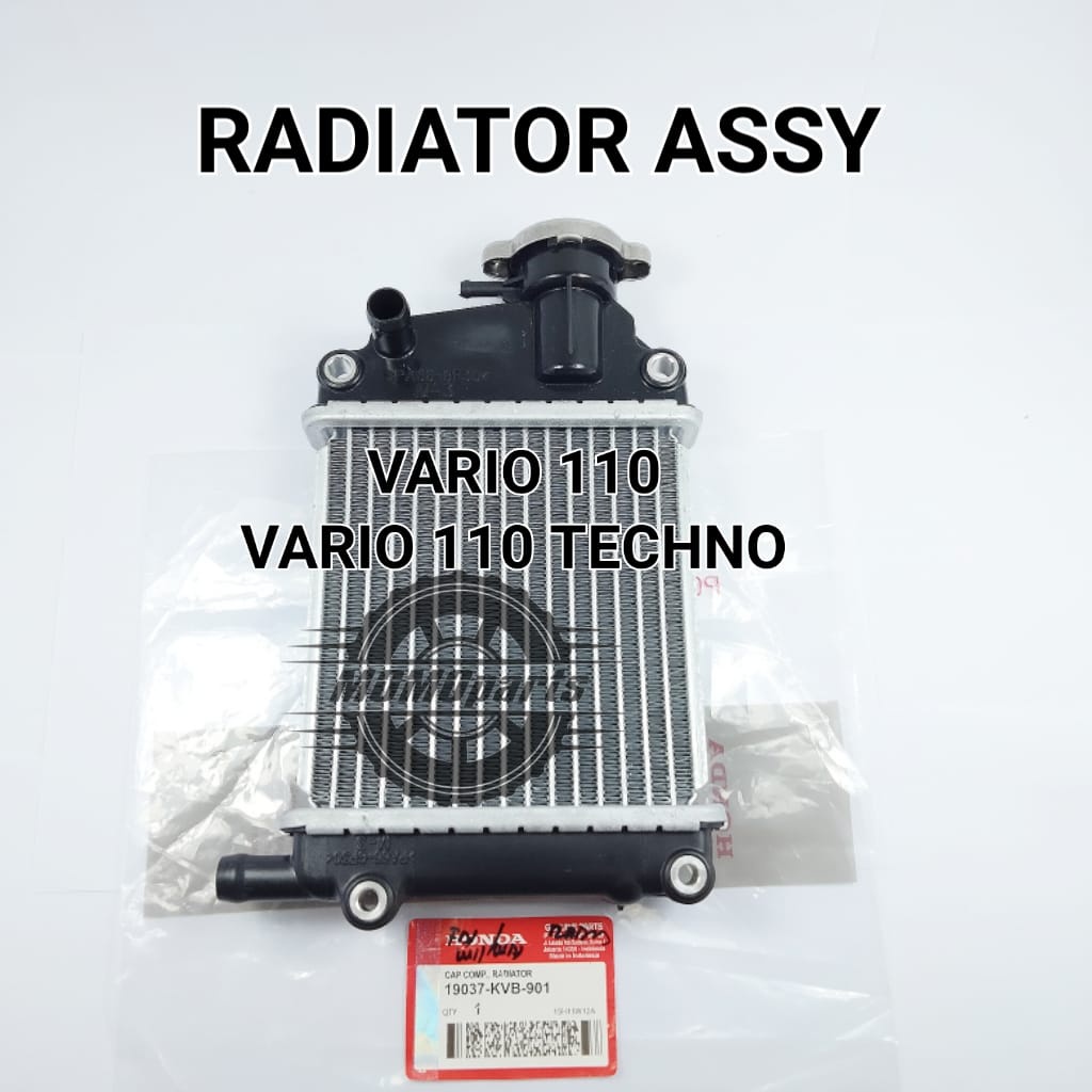 ORIGINAL RADIATOR COOLANT ASSY MOTOR HONDA VARIO 110 TECHNO VARIO 110 LAMA KARBU KUALITAS ASLI AHM O