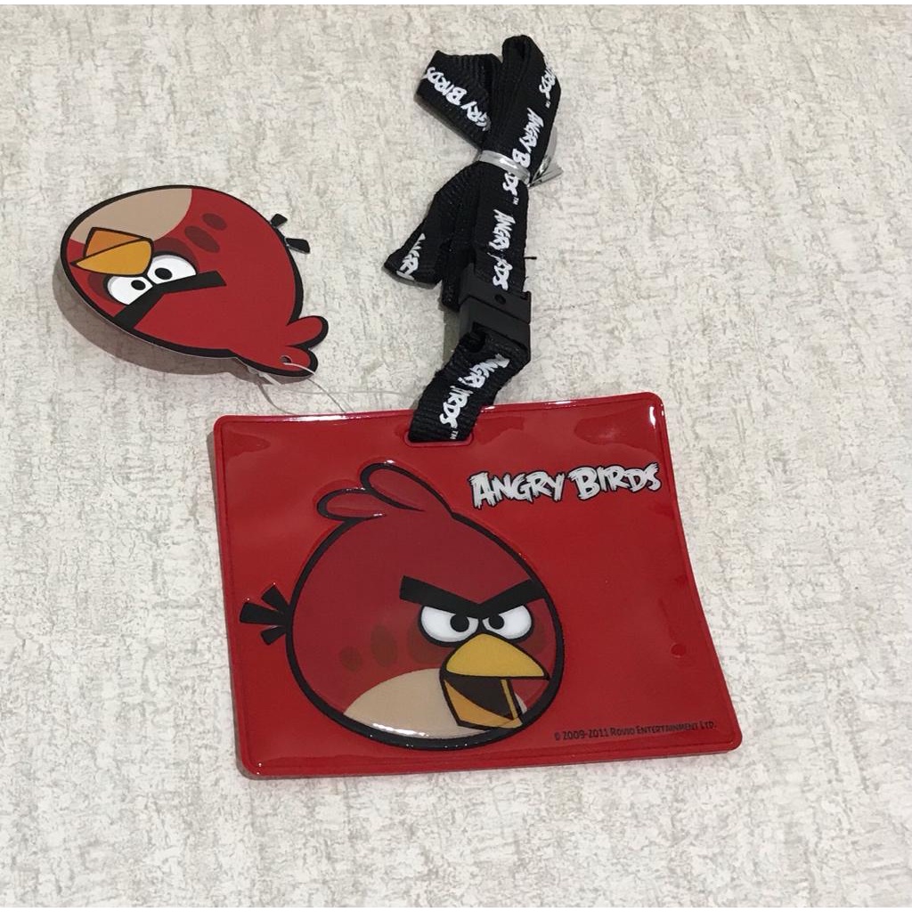 

CARD HOLDER ANGRY BIRD ORIGINAL BAHAN PLASTIK WARNA MERAH 10x8.5cm (PxT)