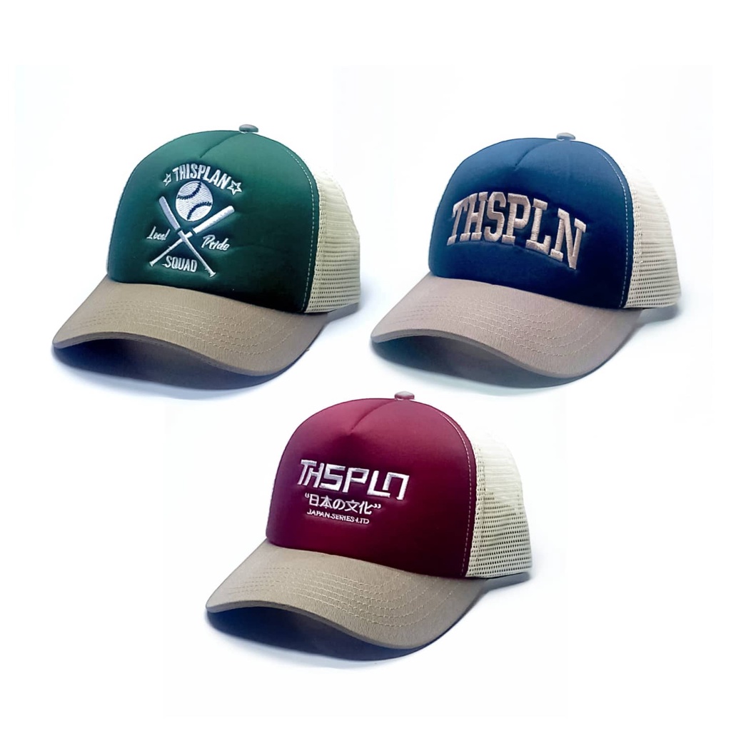 TOPI PRIA TOPI POLOCAPS TOPI BASEBALL TOPI DISTRO TOPI TRUCKER THISPLAN MIX CREAM ORIGINAL