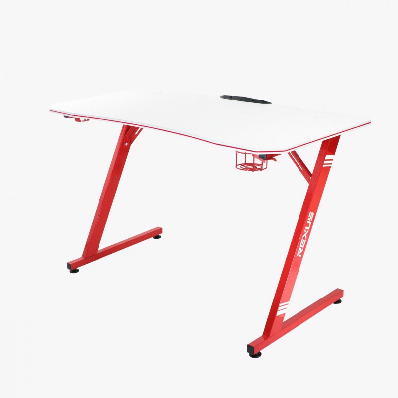 Accessories Rexus GAMING TABLE DIRA RXD-120 WHITE RED 120cm x 60cm