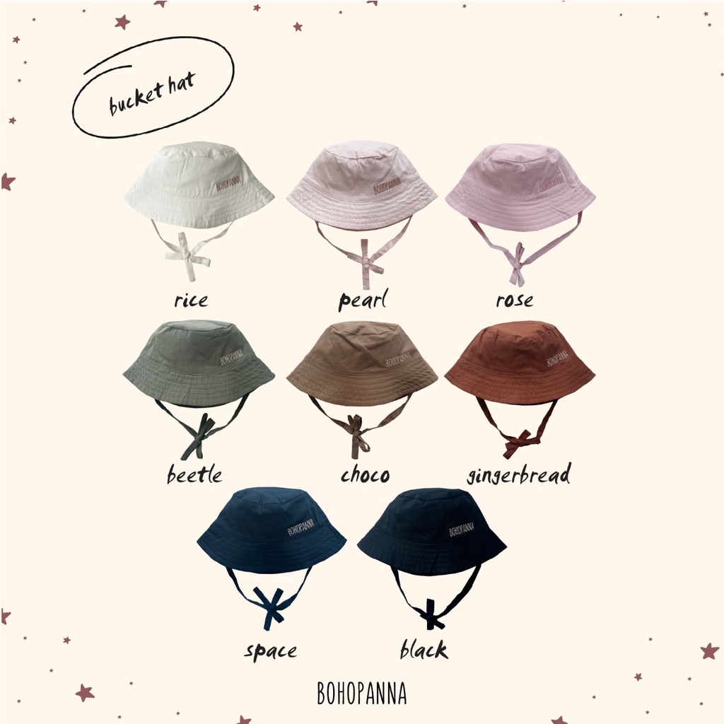 Bohopanna - Bucket Hat / Topi Anak Unisex