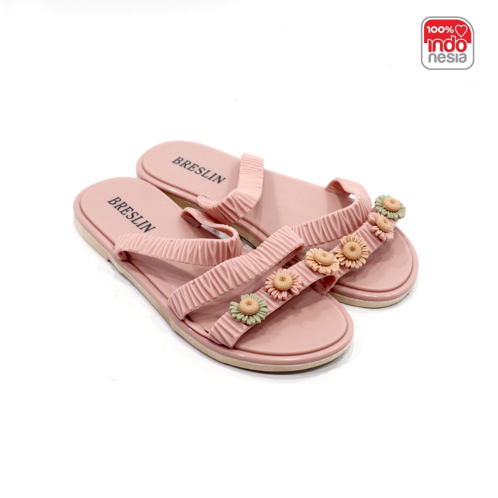 SANDAL BRESLIN DEWASA BUNGA - SANDAL WANITA