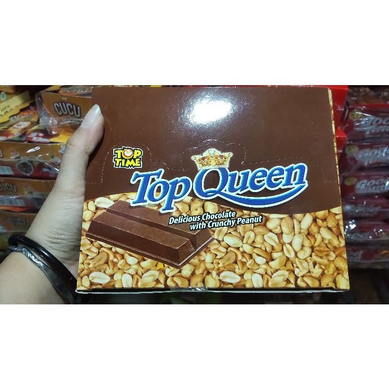 

Top time coklat batang dengan kacang