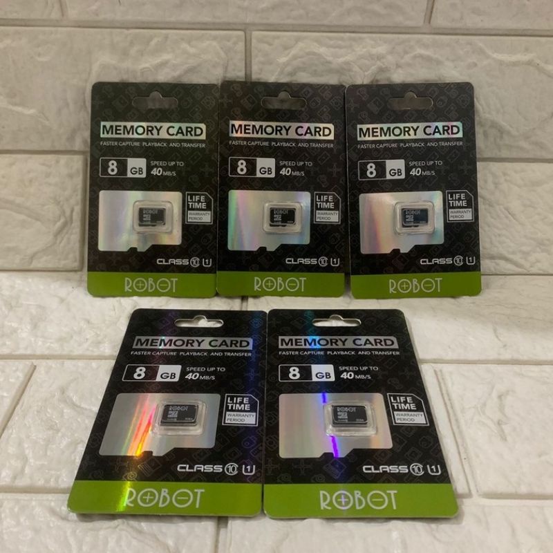 Robot Memory Card 8GB Kelas 10