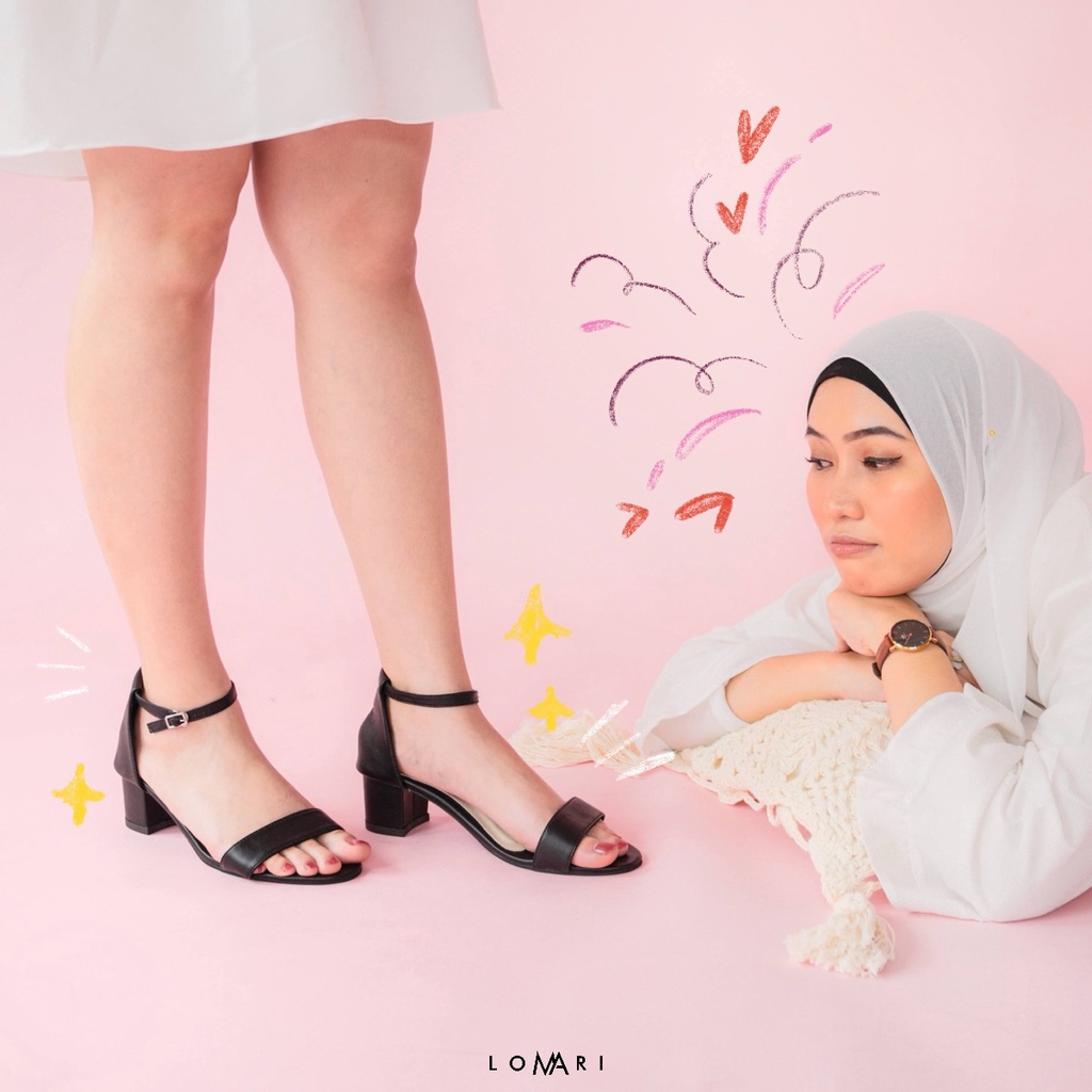 QUEY SERIES LOMARI - Sandal Heels Wanita