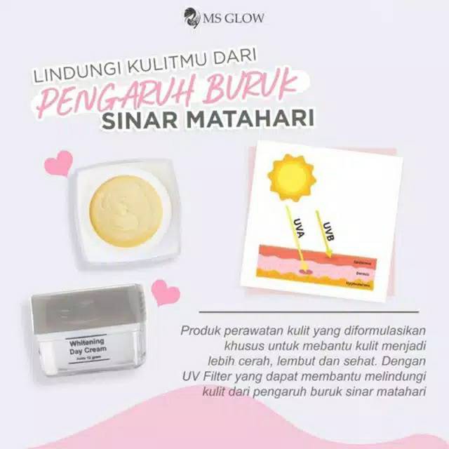 DAY CREAM MS GLOW ORI - CREAM SIANG ms glow ORIGINAL