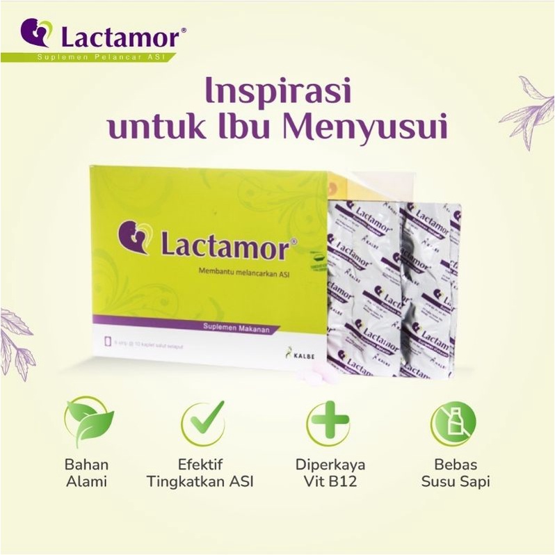 Lactamor Asi booster 6 blister @10 cap/ pelancar Asi