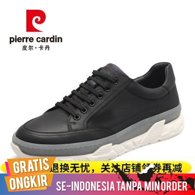 Sneakers Pria Import Pierre Cardin Original Outdoor Kasual Sepatu Kulit Pria Kets
