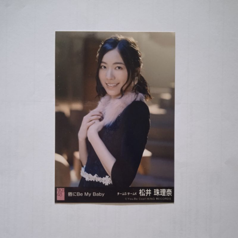 Photopack Matsui Jurina SKE48 Kuchibiru ni Be My Baby