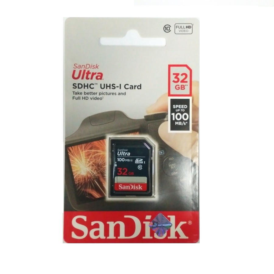 SanDisk Ultra SDHC / SD Card 32Gb 100MBps Class 10 - DUNR